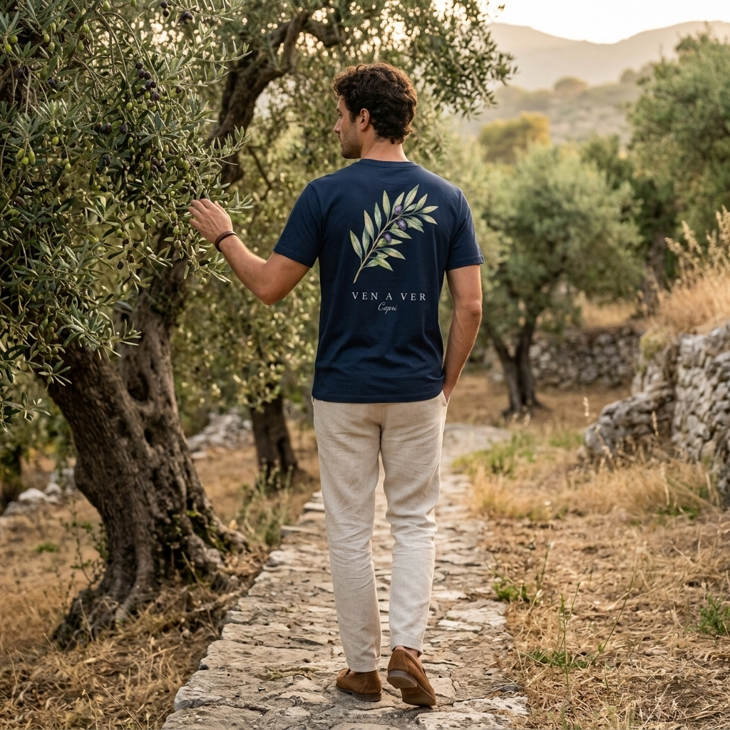 Capri Olive Tee