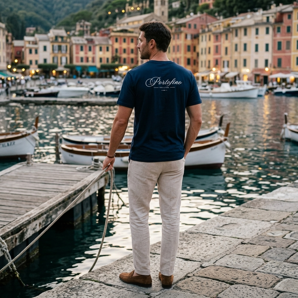 Portofino Script Tee